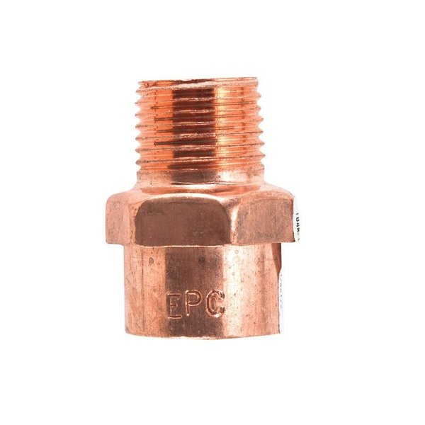 Epc Adapter Copper Male 3/4X1/2In 30338